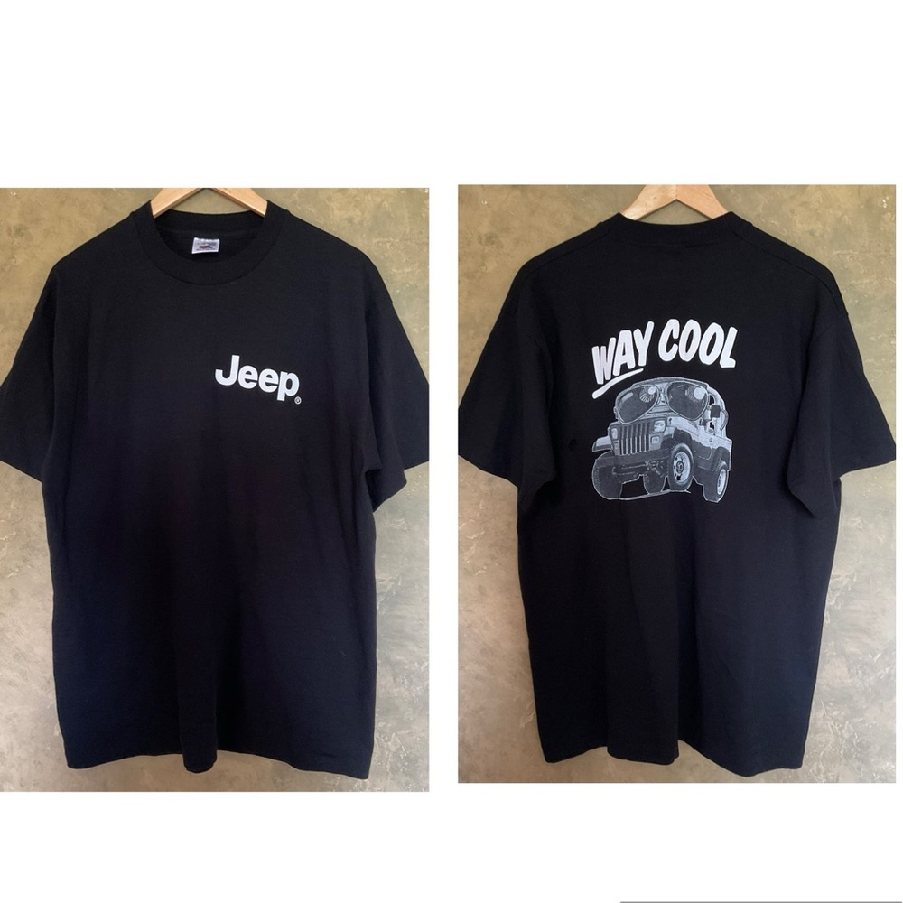 Vintage 90s Single Stitch Jeep Double-sided Promo Tee